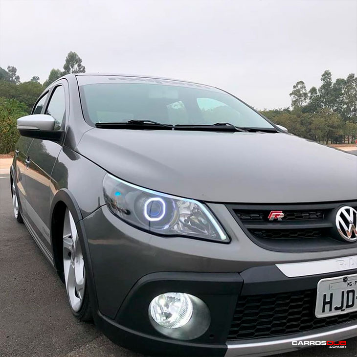 Gol G5 Rallye rebaixado com rodas aro 18