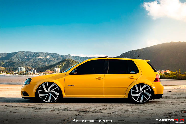 Golf Mk4,5 com rodas do jetta gli aro 20