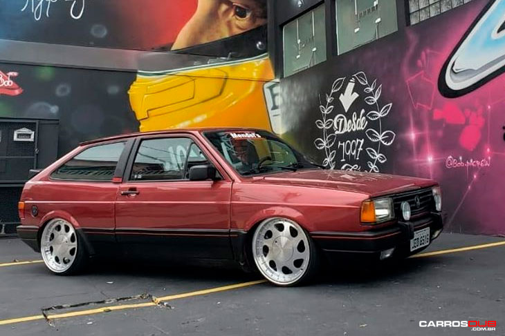 VW GOL GTS VERMELHO REBAIXADO PARA STATUS ❤. 