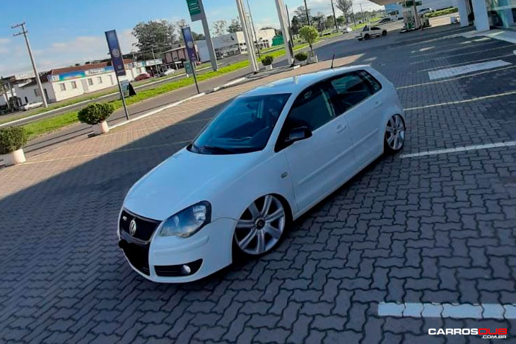 VW Polo com rodas Volcano Hannover aro 18