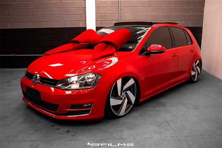 Golf MK7 Tsi rebaixado com rodas 20