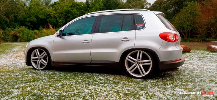 VW Tiguan TSI com rodas Volcano New Strong aro 20