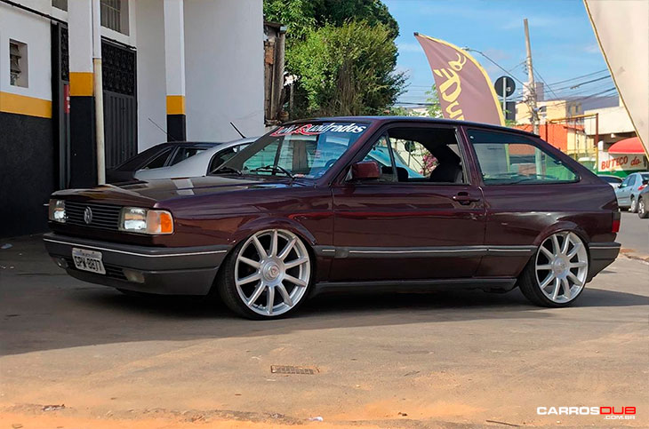 Brasil Tuning Cars: Gol Quadrado Rebaixado + Rodas aro 17