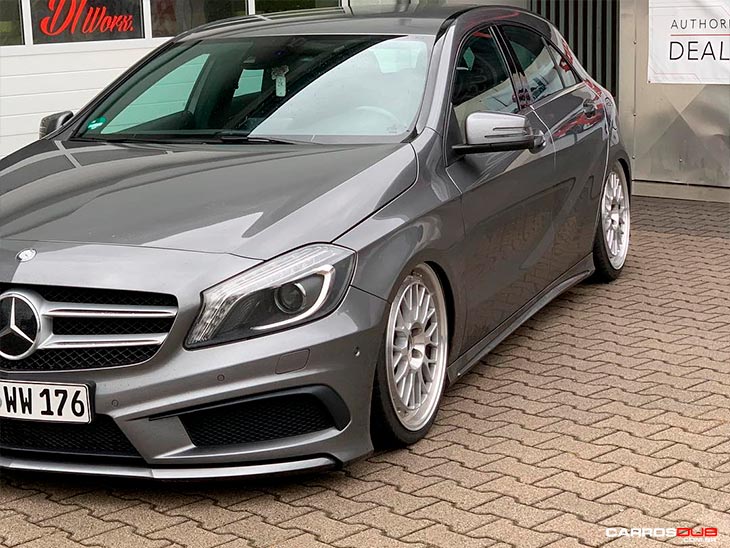 Mercedes A250 com rodas BBS 18