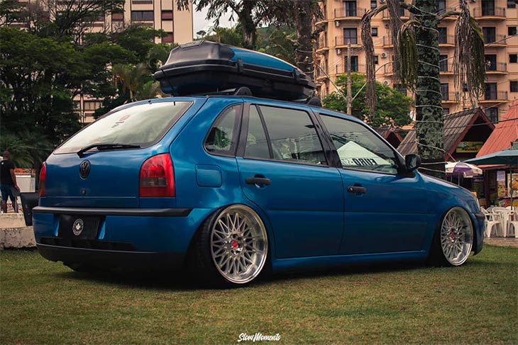 VW Gol G3 Stance com rodas aro 18