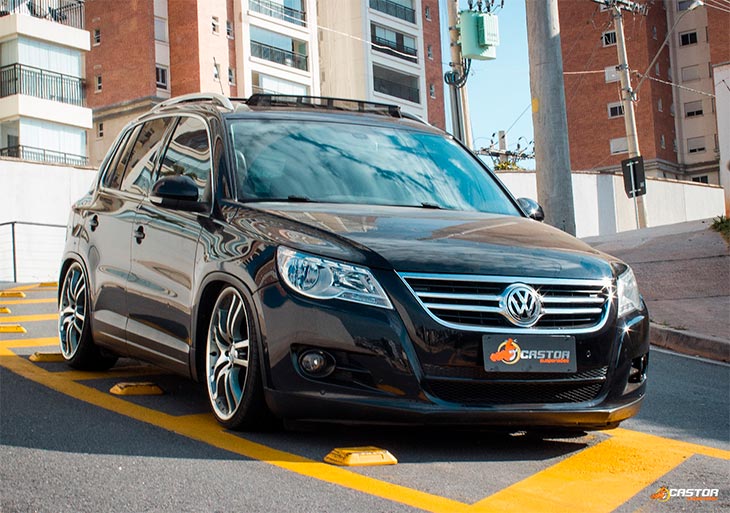 Tiguan rebaixada com rodas 19