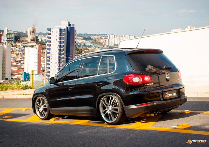 Tiguan rebaixada com rodas 19