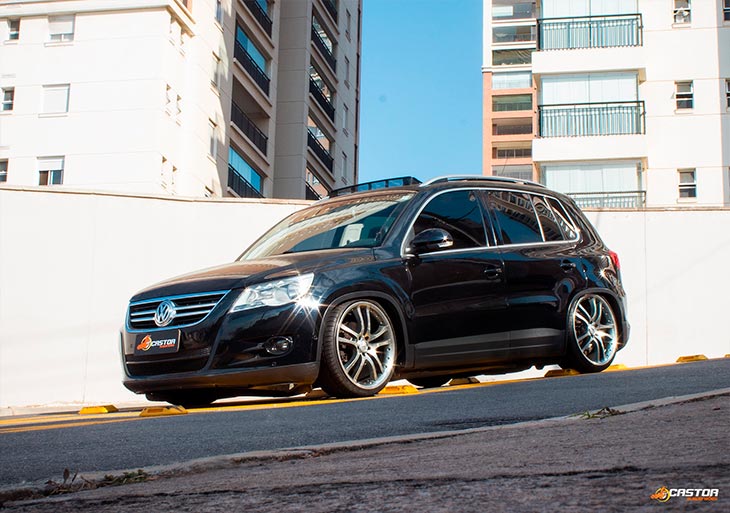 Tiguan rebaixada com rodas 19