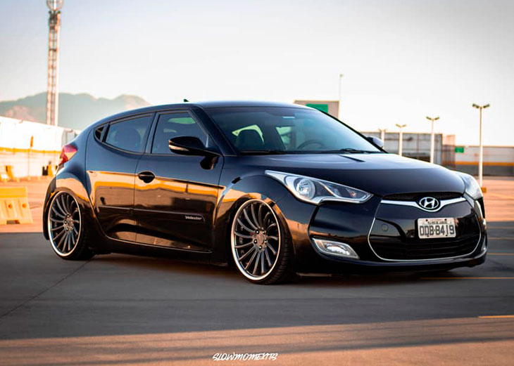 Veloster rebaixado com rodas 20