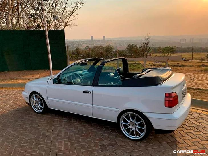 Golf Cabriolet MK3 com rodas porsche aro 18