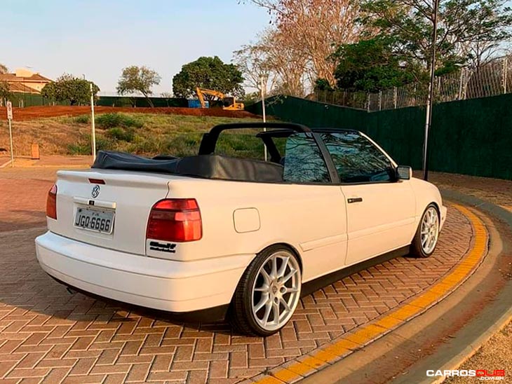 Golf Cabriolet MK3 com rodas porsche aro 18