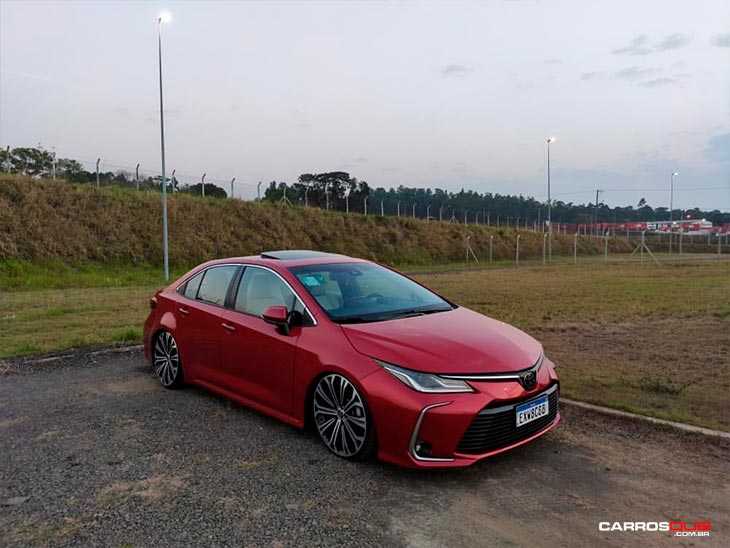 Novo Corolla com rodas Volcano aro 20