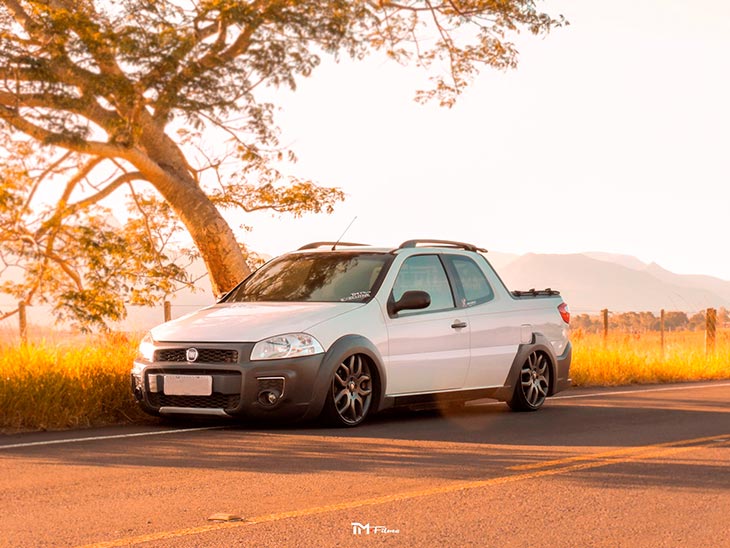 Fiat Strada rebaixada