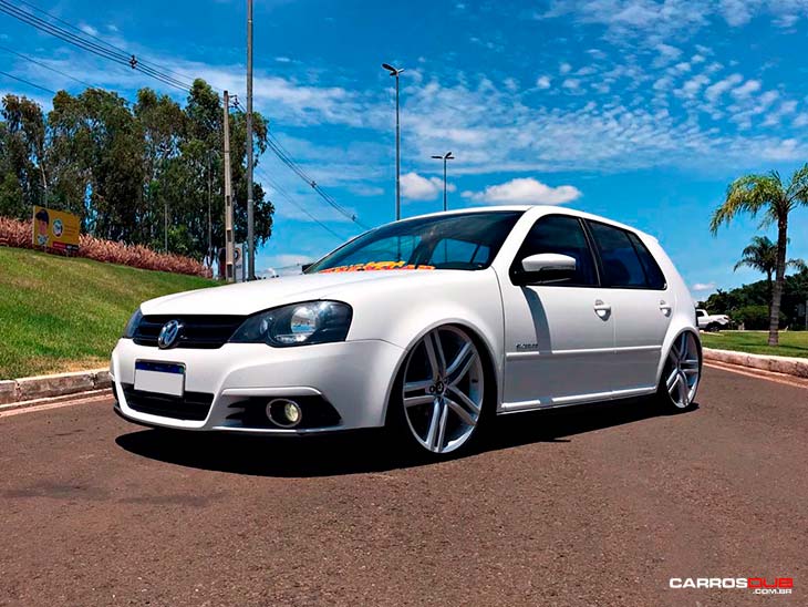 Golf Sportline branco rebaixado