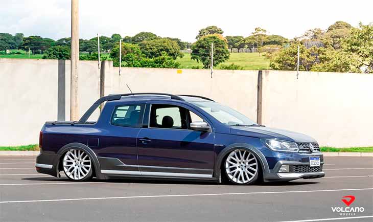 Saveiro Cross G7 com rodas Volcano Limited Eight Rex