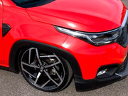 Nova Fiat Strada rebaixada com rodas Volcano Mark 8 aro 18″
