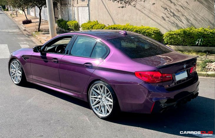 BMW M5 lilas lowcars