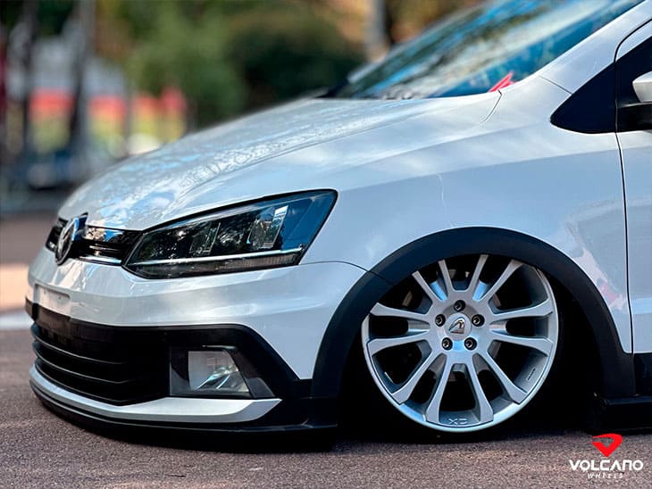 Branquinho baixinho 🔥#volks #volkswagen #turbo #rebaixado #virall #br