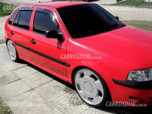 GOL GTS VERMELHO REBAIXADO DE ORBITAL 18 (MUITO LINDO) - TESOURO