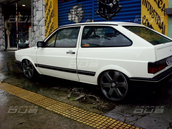 Brasil Tuning Cars: Gol Quadrado Rebaixado + Rodas aro 17