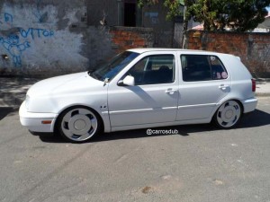 Golf GLX 97 rebaixado e equipado com rodas orbital aro 17 « Carros DUB