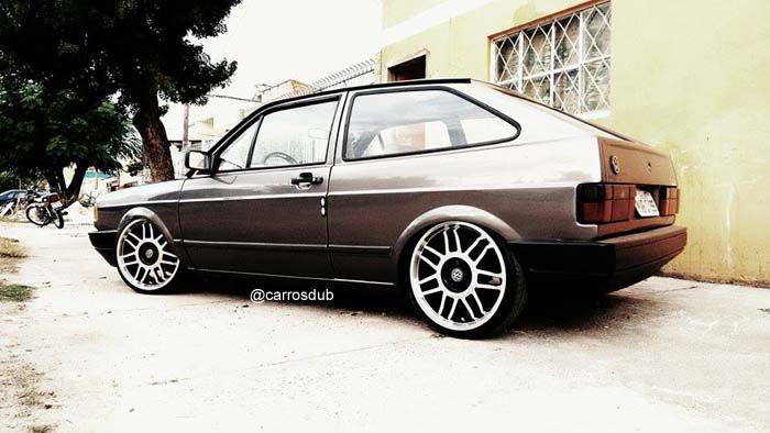 Gol quadrado rebaixado - FITMENT/ Roda taluda 