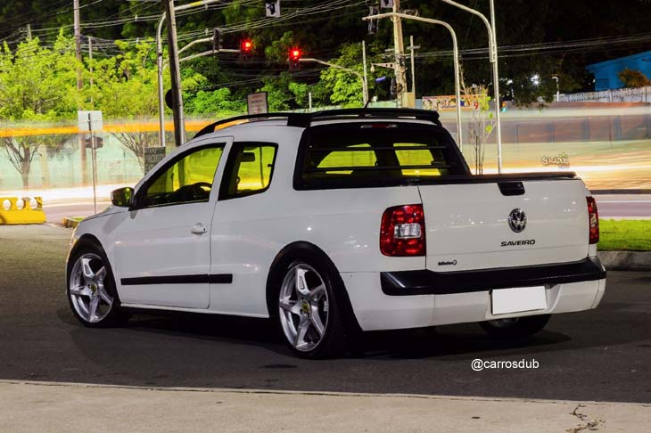 Vw Saveiro Trendline Com Rodas Volcano Rocket Aro 18